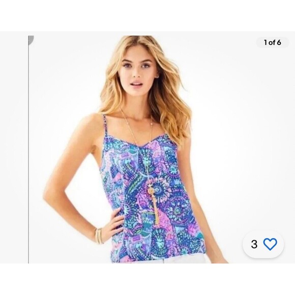 Lilly Pulitzer Silk Top - Picture 6 of 7